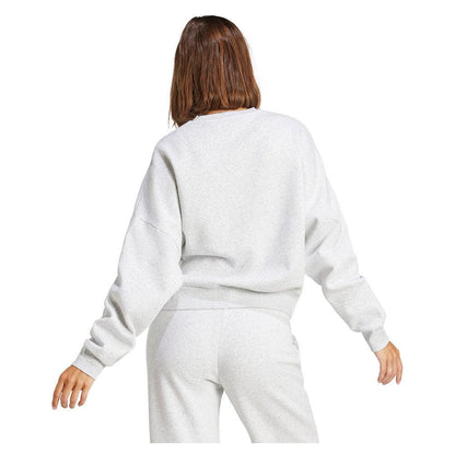 Women's Small Logo Feel Cozy Training Sweatshirt Grey Heather