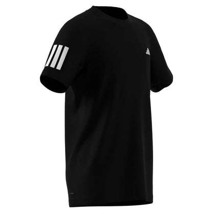 Boys' Club 3 Stripe Tennis Top Black