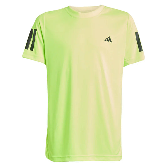 Boys' Club 3 Stripe Tennis Tee Lucid Lemon