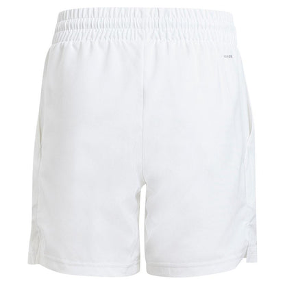 Boys' Club 3 Stripe Tennis Short White