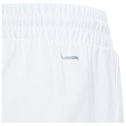 Boys' Club 3 Stripe Tennis Short White