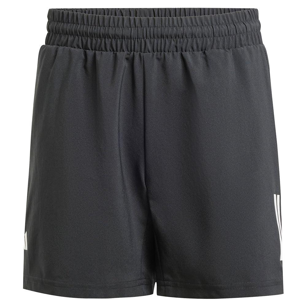 Boys' Club 3 Stripe Tennis Short Black