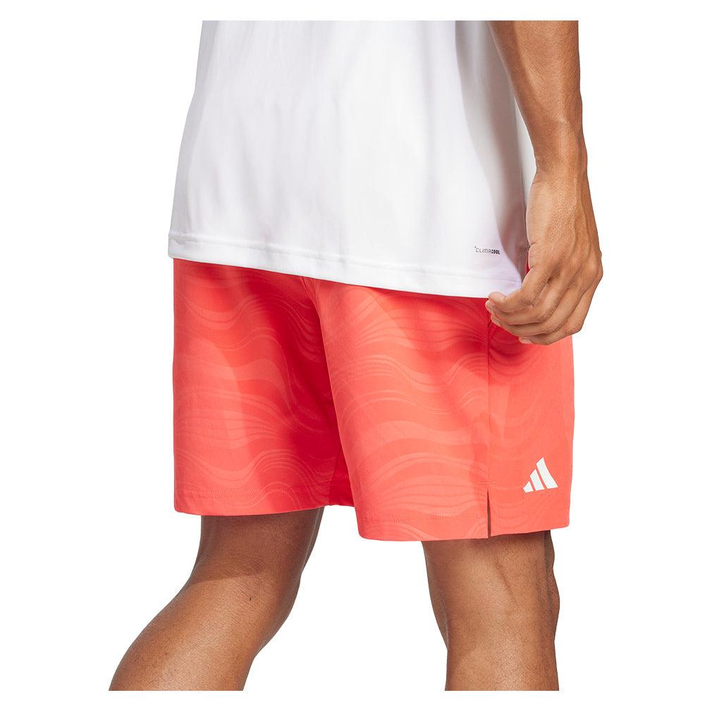 Men's Ergo Pro 7 Inch Tennis Short Semi Lucid Red