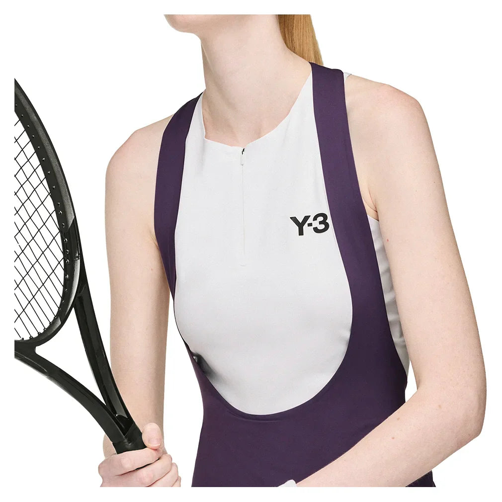 Women's Y-3 Crop Tennis Y-Tank Orbit Grey