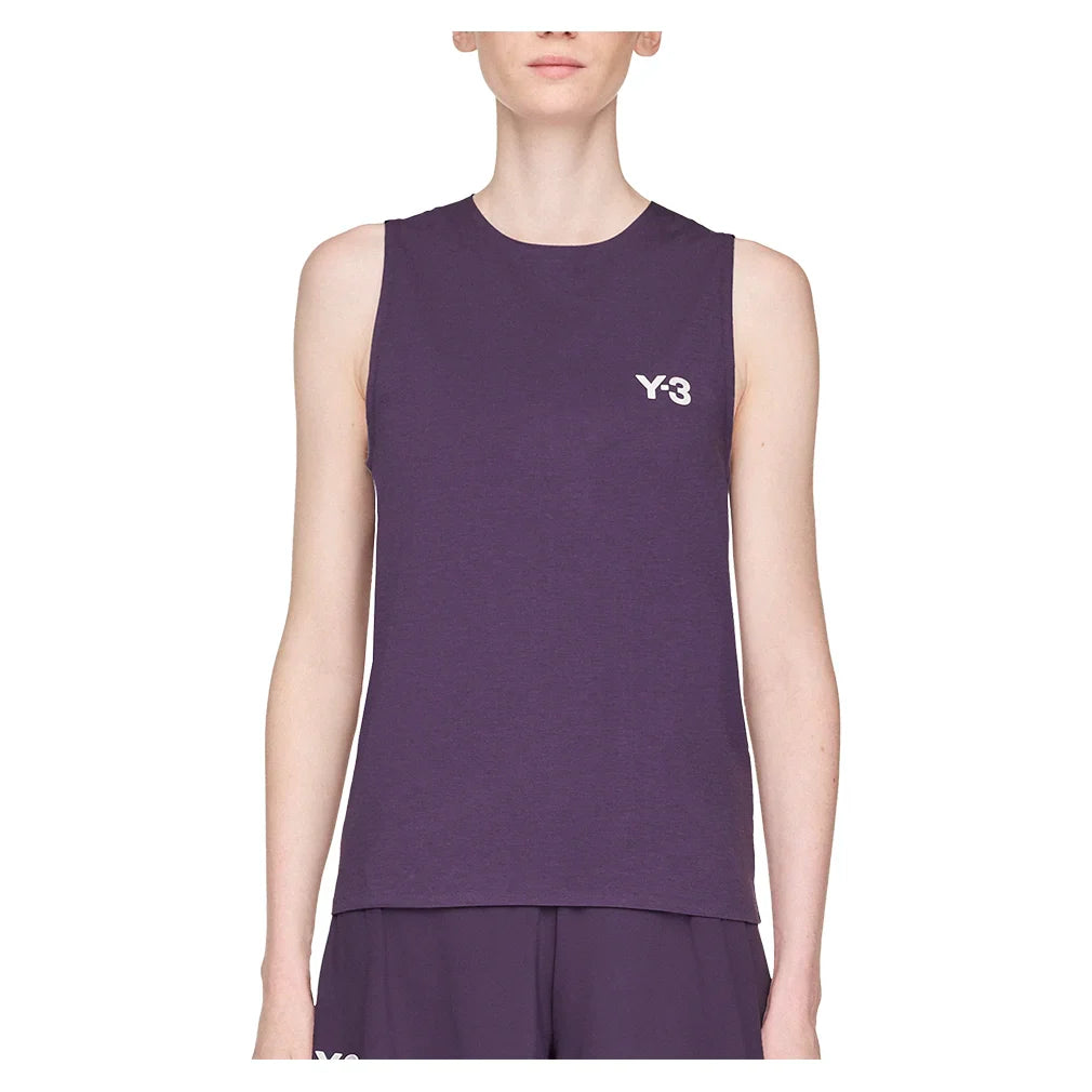 Women's Y-3 Match Tennis Tank Aurora Plum