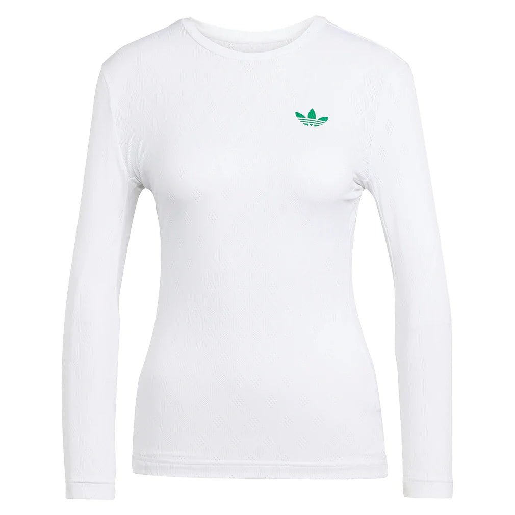 Women's Pro 3/4 Sleeve Tennis Top White