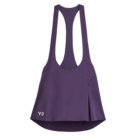 Women's Y-3 Tennis Bib Skort Aurora Plum