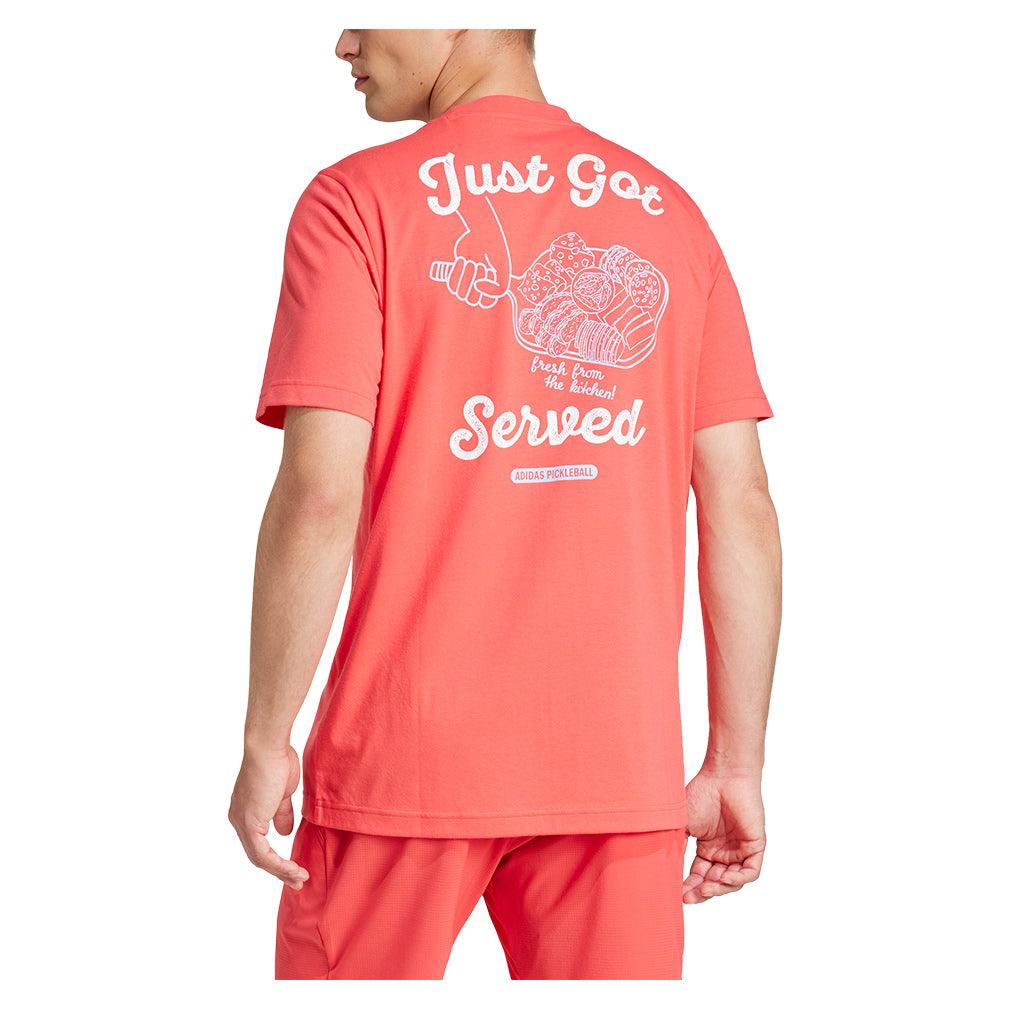 Men's Graphic Pickleball Top Semi Lucid Red