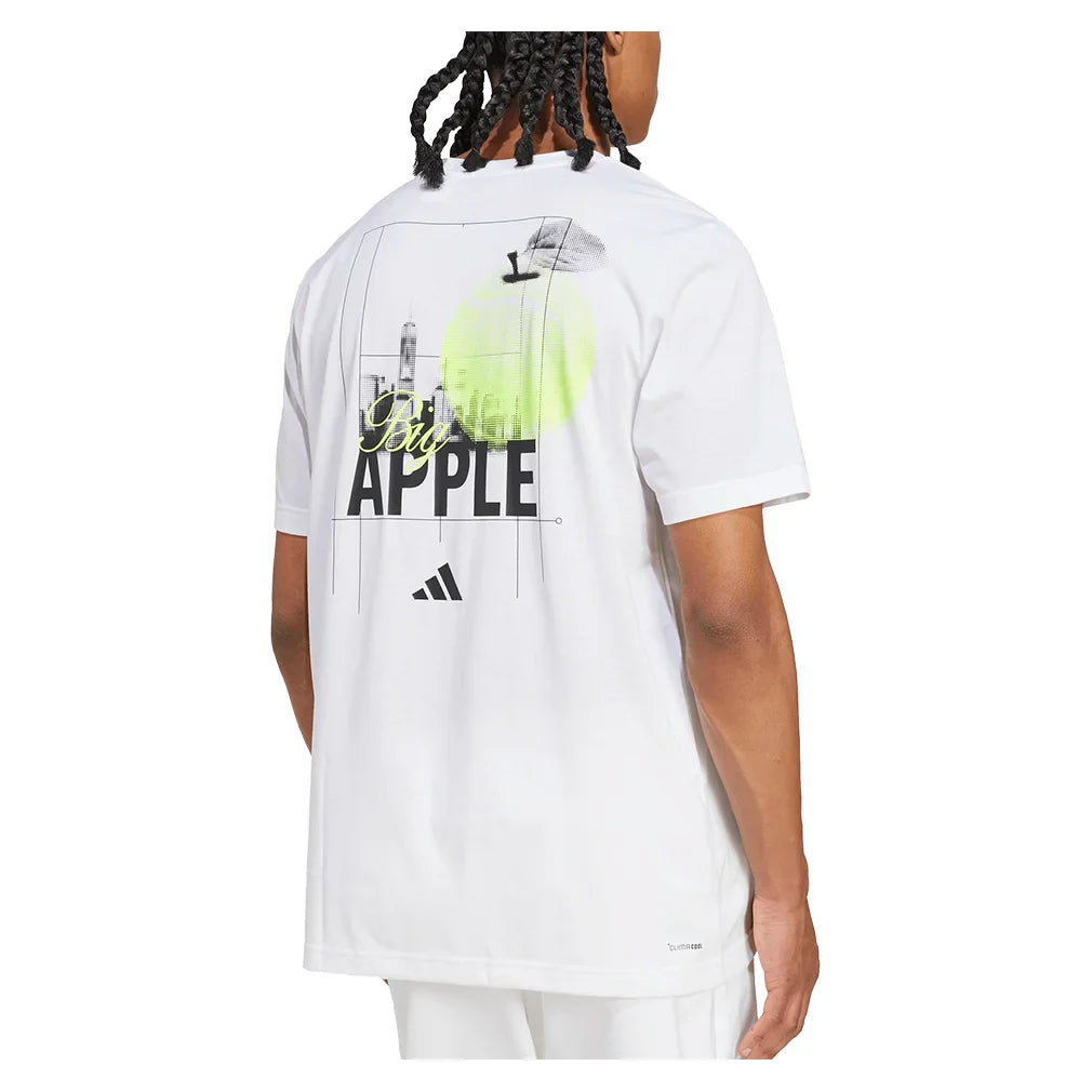 Men's US Graphic Tennis Tee White