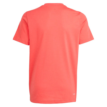 Juniors' Graphic Tennis Tee Semi Lucid Red