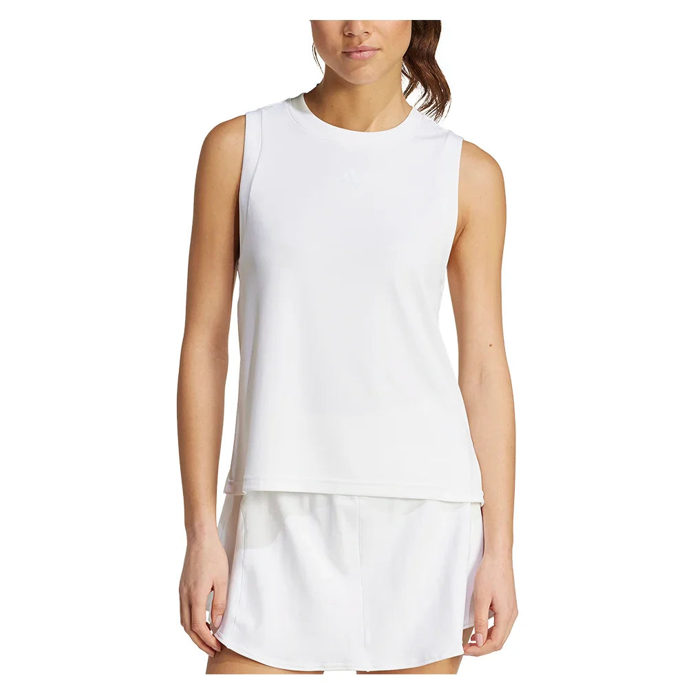 Women's Match Tennis Tank White