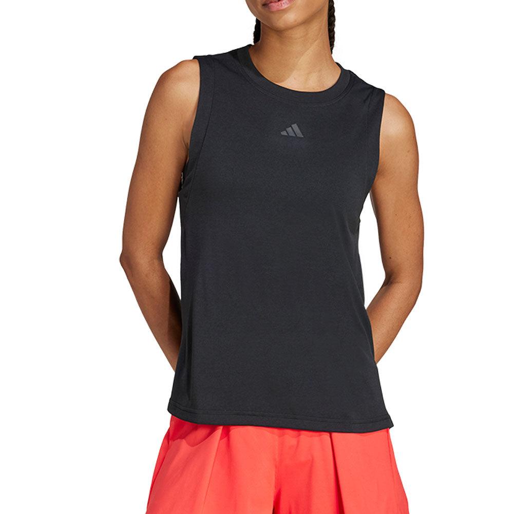 Women's Match Tennis Tank Black