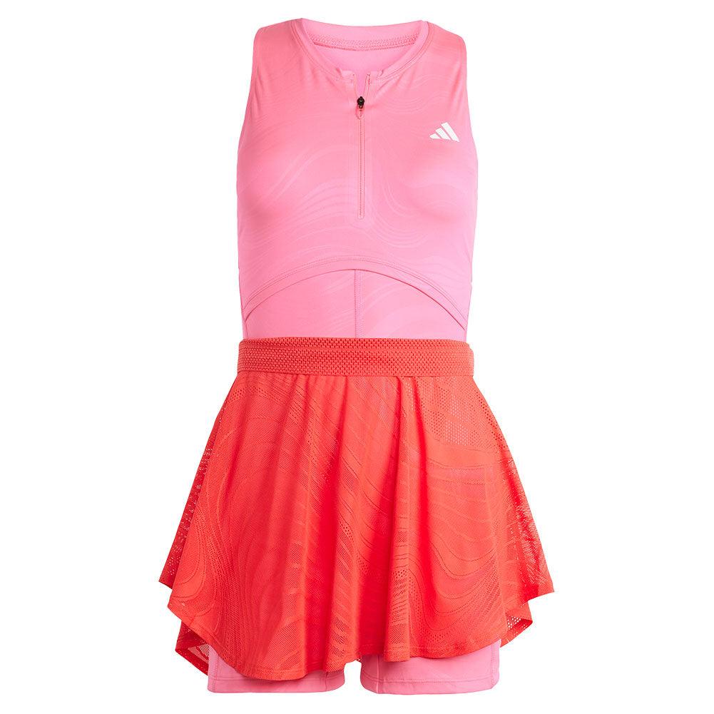 Women's Climacool Tennis Onesie and Skirt Lucid Pink and Semi Lucid Red