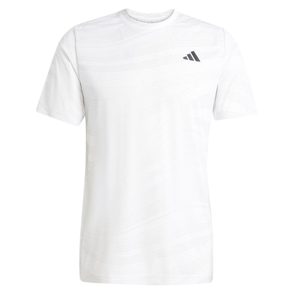 Men's Club Graphic Tennis Top White