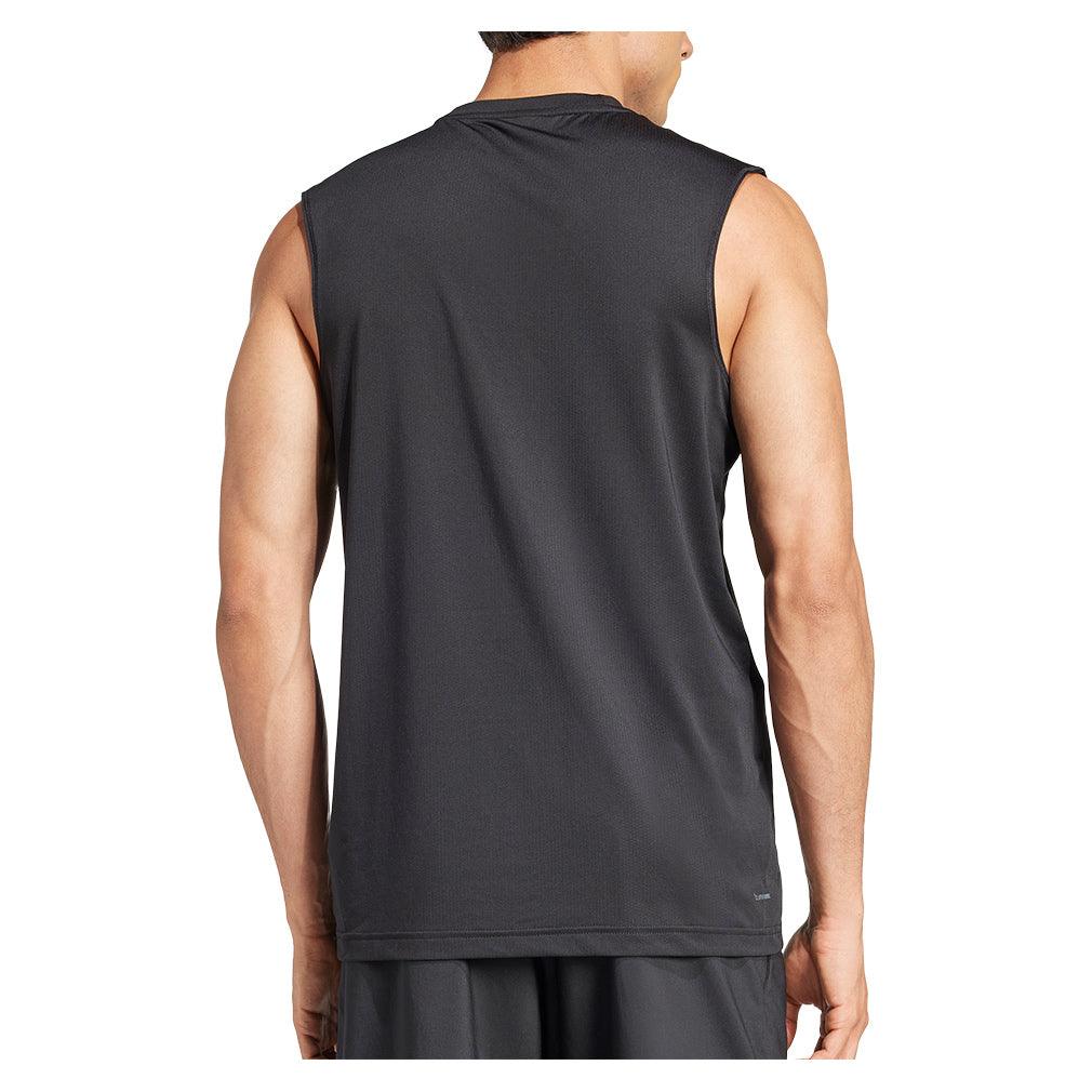 Men's Club Tennis Tank Black