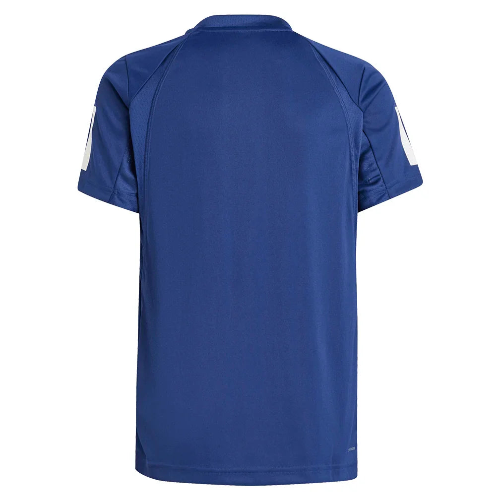 Boys' Club 3-Stripe Tennis Tee Dark Blue