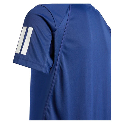 Boys' Club 3-Stripe Tennis Tee Dark Blue