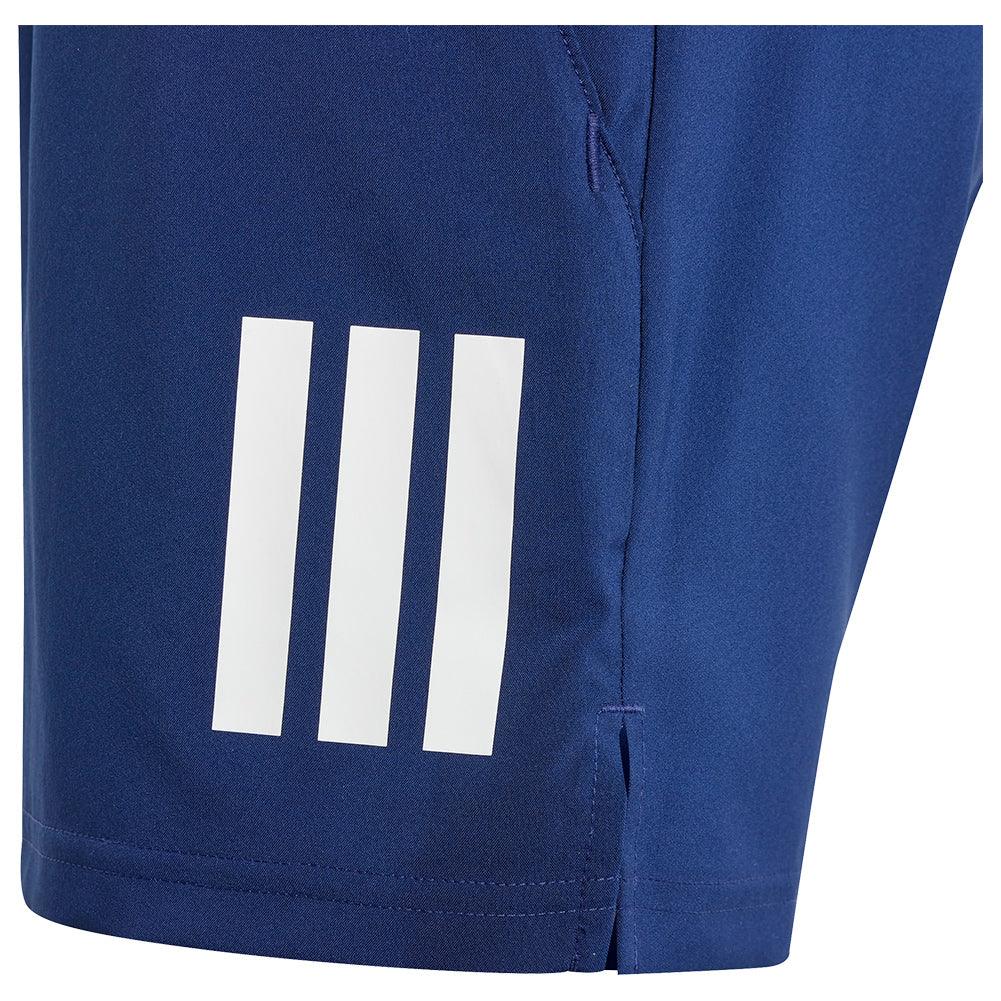 Boys' Club 3 Stripe Tennis Short Dark Blue