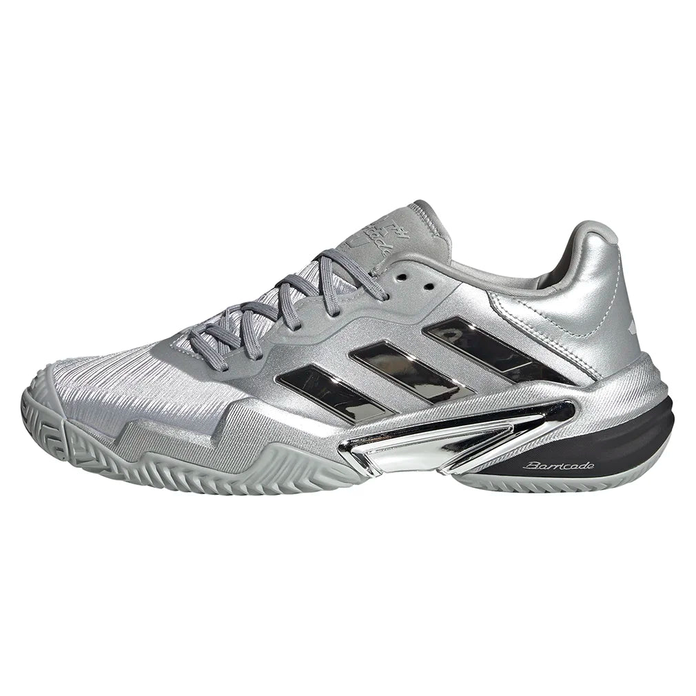 Men's Barricade 13 SE Tennis Shoes Silver Metallic and Dash Grey