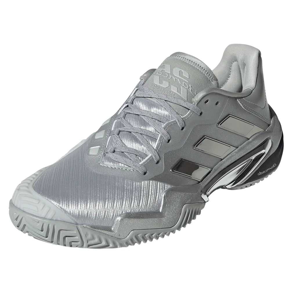 Men's Barricade 13 SE Tennis Shoes Silver Metallic and Dash Grey