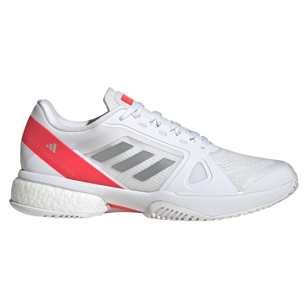 Women's Stella Court Tennis Shoes White and Lucid Red
