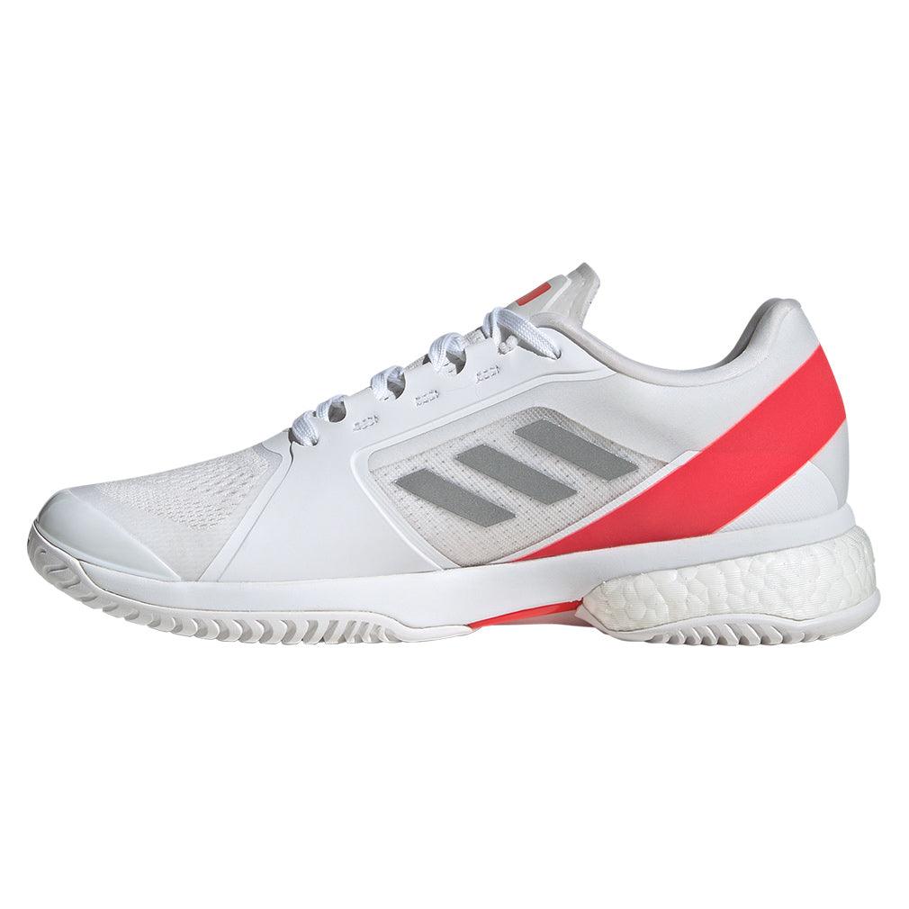Women's Stella Court Tennis Shoes White and Lucid Red