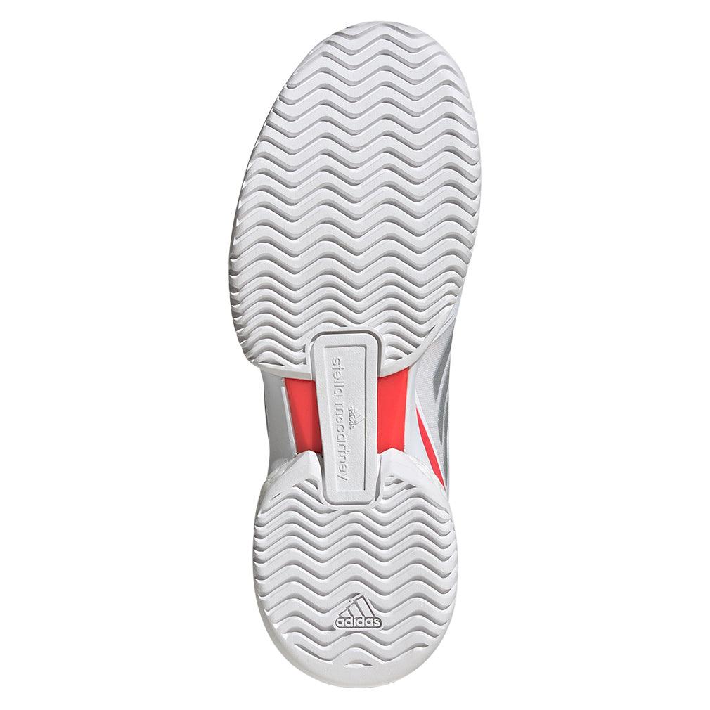 Women's Stella Court Tennis Shoes White and Lucid Red