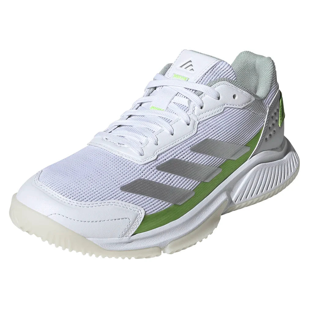 Women's Courtquick Padel Shoes Footwear White and Lucid Lemon