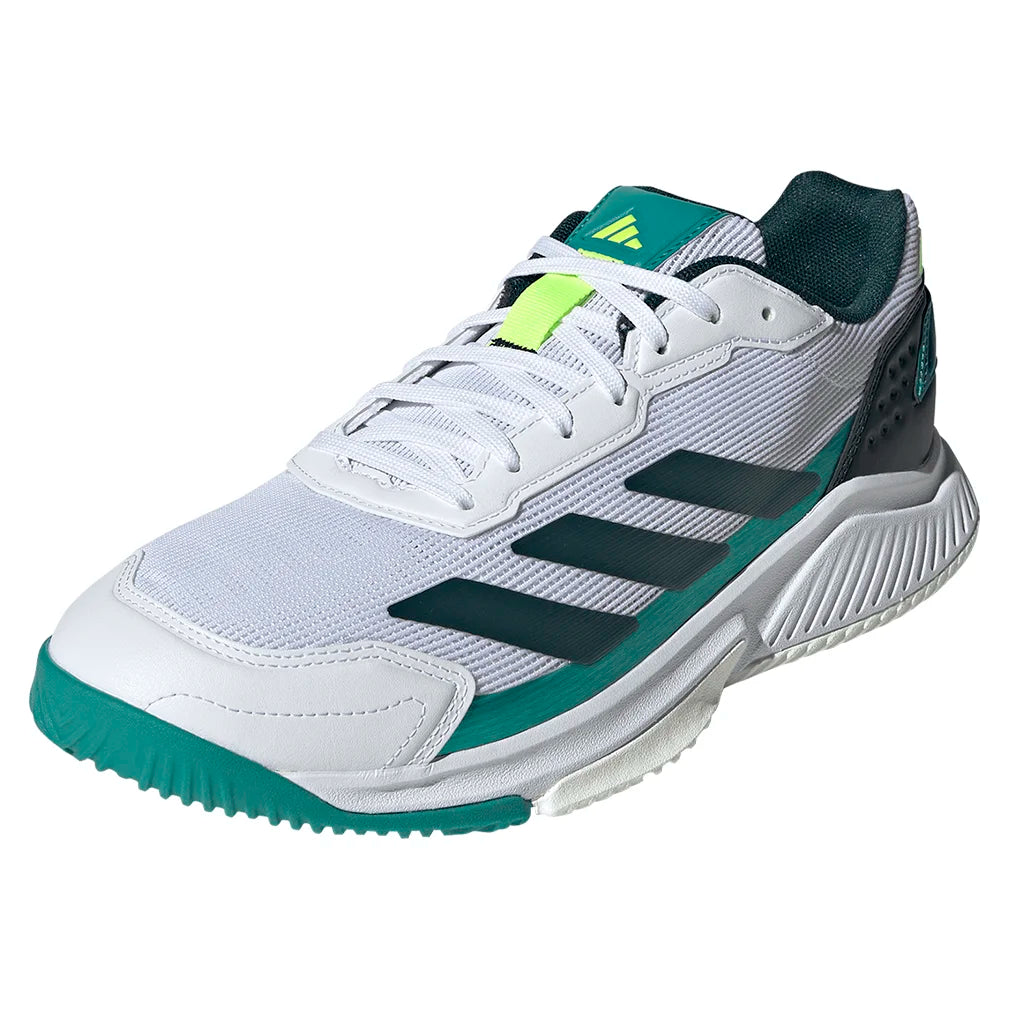 Men's Courtquick Padel Shoes Footwear White and Aurora Ivy