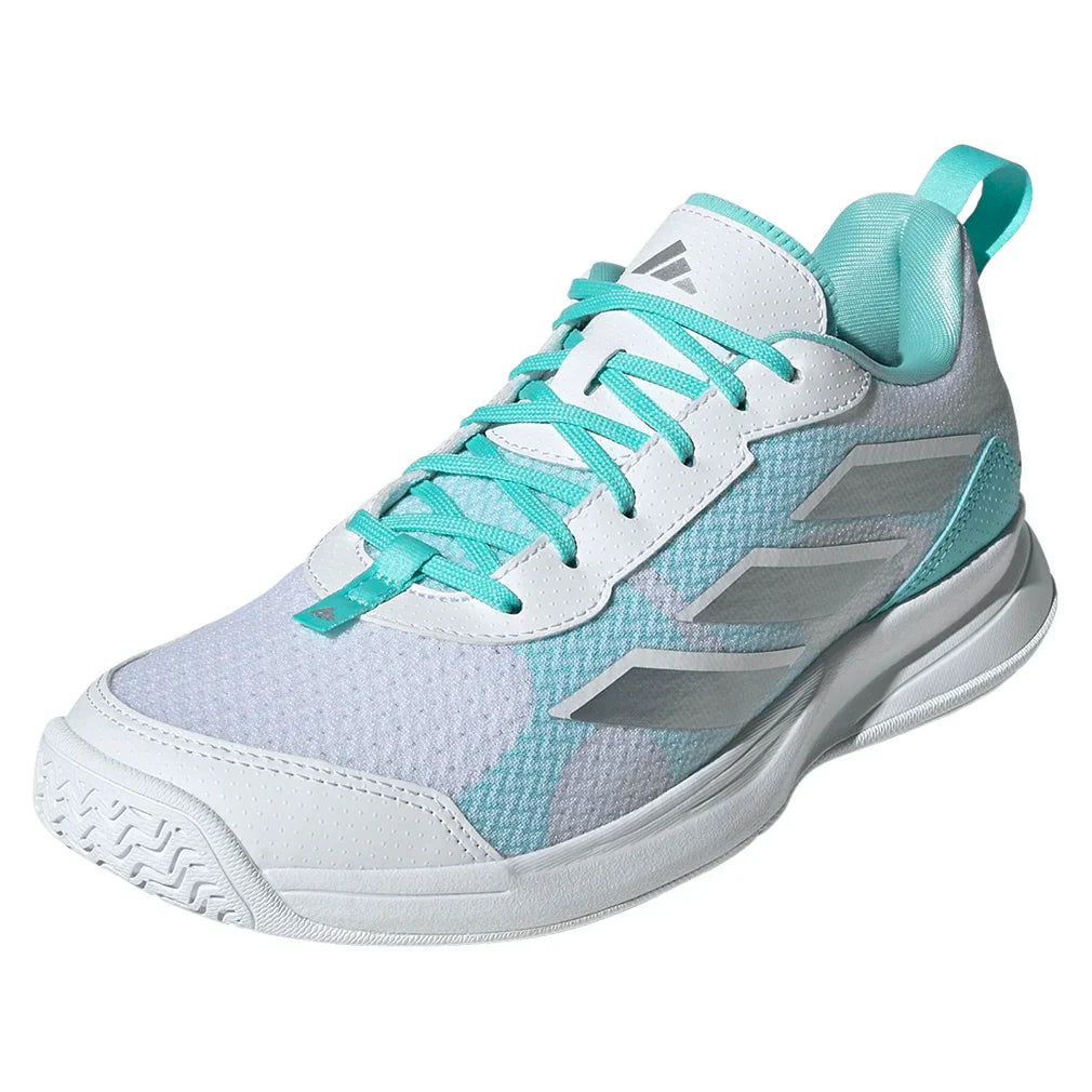 Women's AvaFlash Tennis Shoes Footwear White and Flash Aqua