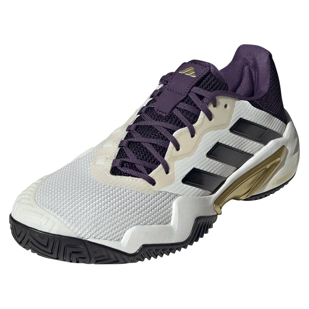 Men's Barricade 13 Tennis Shoes Core White and Black