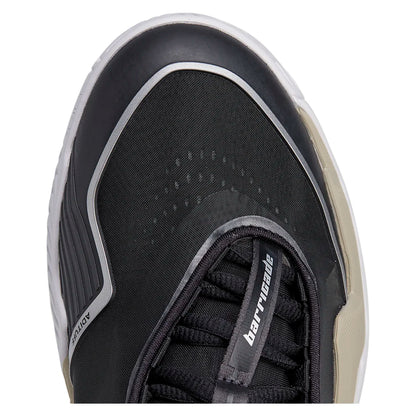 Women's Stella McCartney Barricade Tennis Shoes Core Black and Silver Metallic