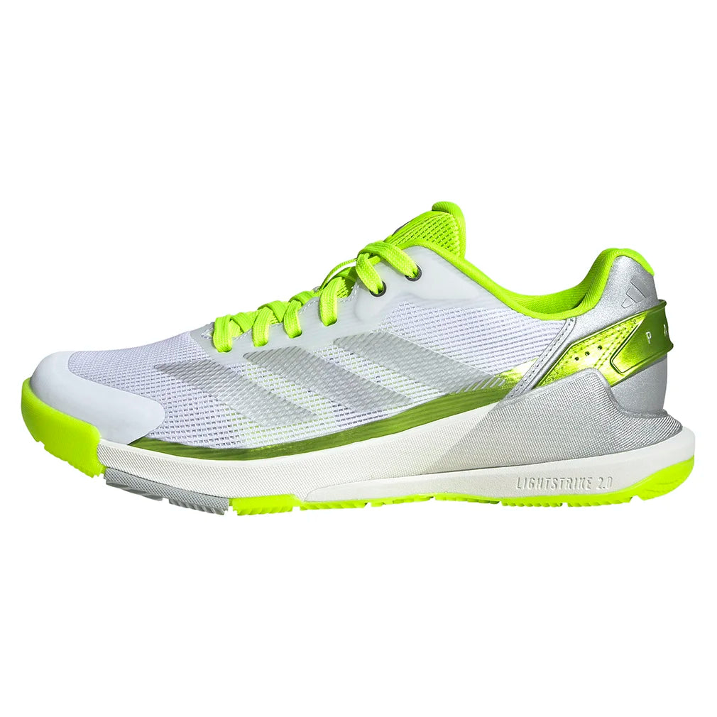 Women's Crazyquick LS Padel Shoes Lucid Lemon and Silver Metallic