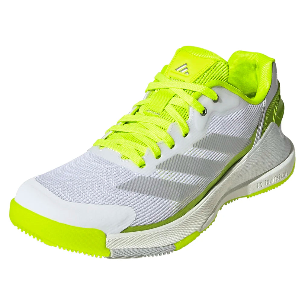 Women's Crazyquick LS Padel Shoes Lucid Lemon and Silver Metallic