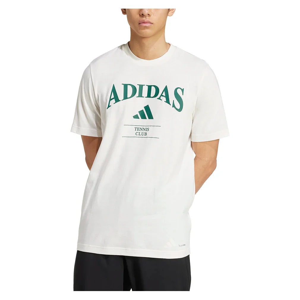 Men's Heritage Graphic Tennis Top Chalk White