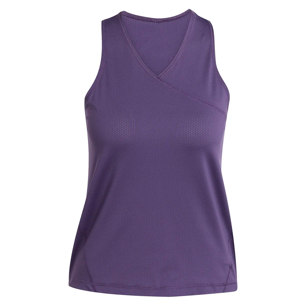 Women's Club V-Neck Tennis Tank Aurora Plum