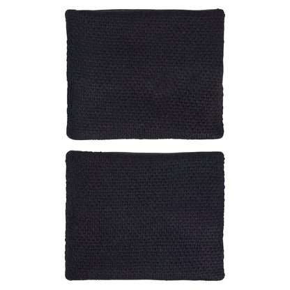 Y-3 Tennis Wristbands S Black and Orbit Grey