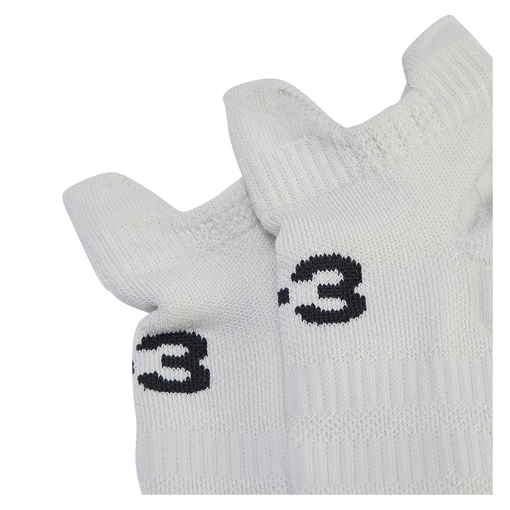 Y-3 Tennis Low Socks Orbit Grey and Black