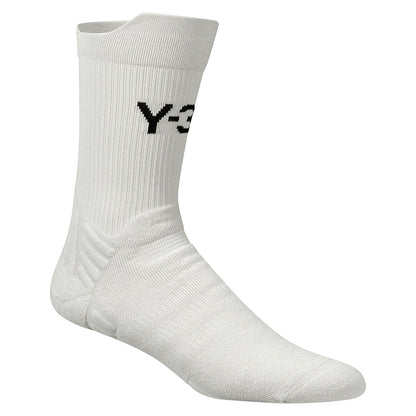 Y-3 Tennis Crew Socks Orbit Grey and Black