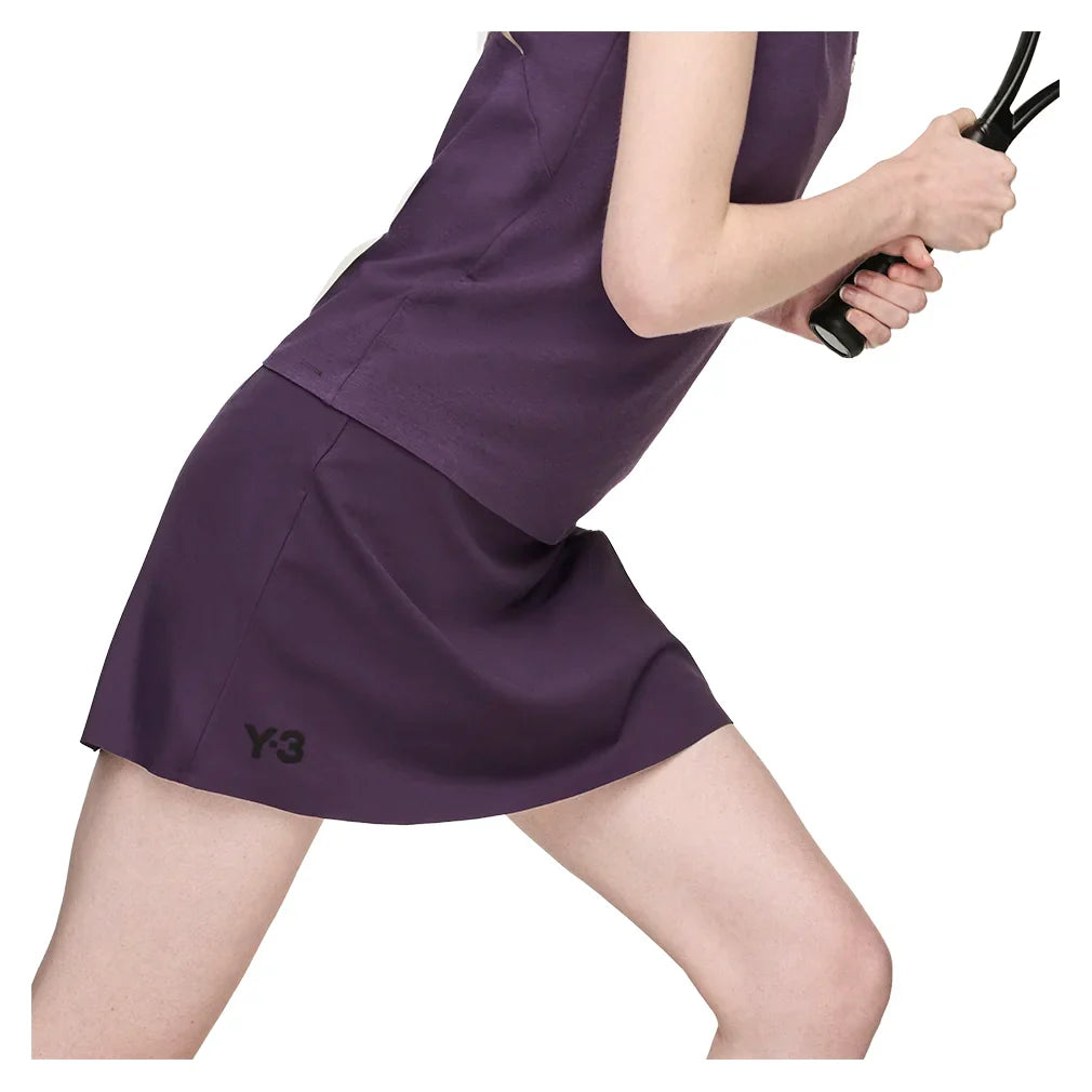 Women's Y-3 Match Tennis Skort Aurora Plum