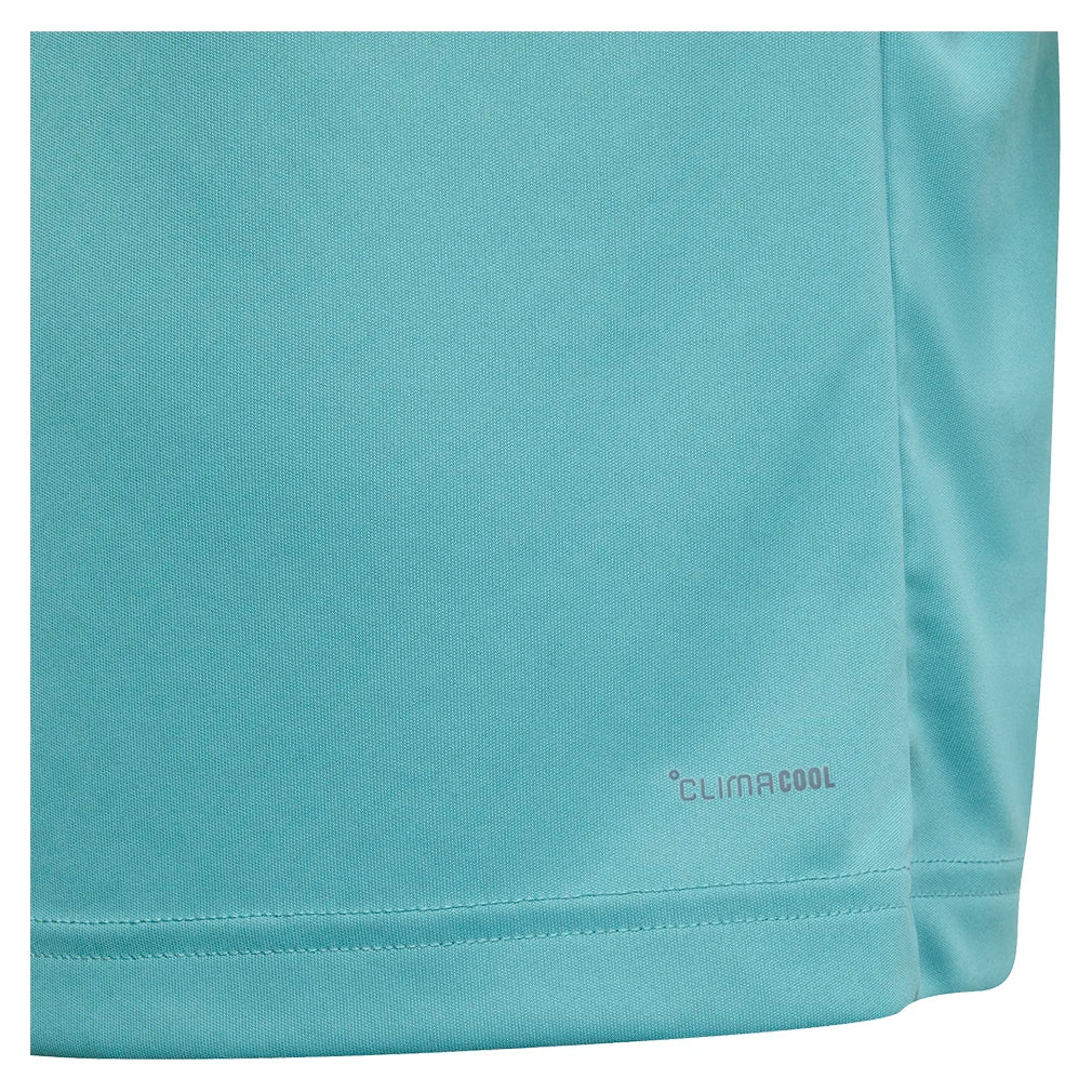 Boys' Club 3-Stripe Tennis Tee Powder Teal