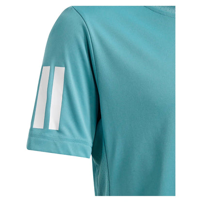 Boys' Club 3-Stripe Tennis Tee Powder Teal