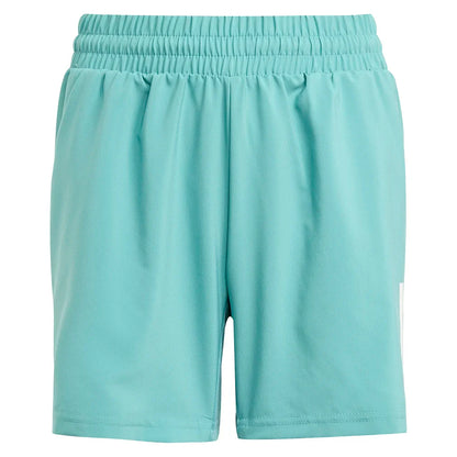 Boys' Club 3-Stripe Tennis Short Powder Teal