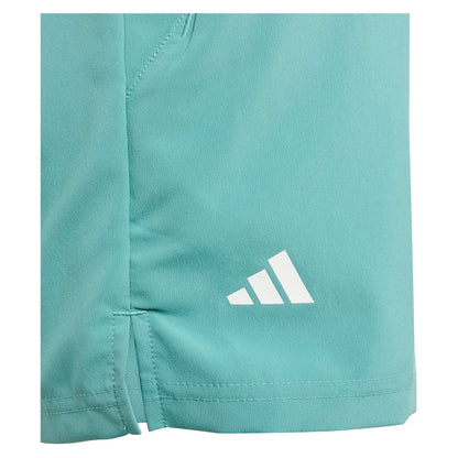 Boys' Club 3-Stripe Tennis Short Powder Teal