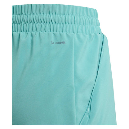 Boys' Club 3-Stripe Tennis Short Powder Teal