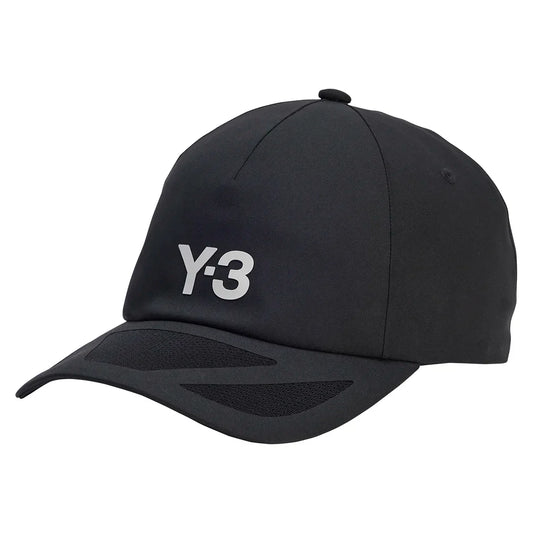 Y-3 CLIMACOOL Tennis Cap Black and Orbit Grey