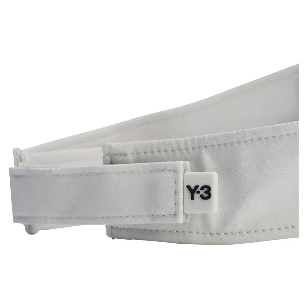 Y-3 CLIMACOOL Tennis Visor Orbit Grey and Black