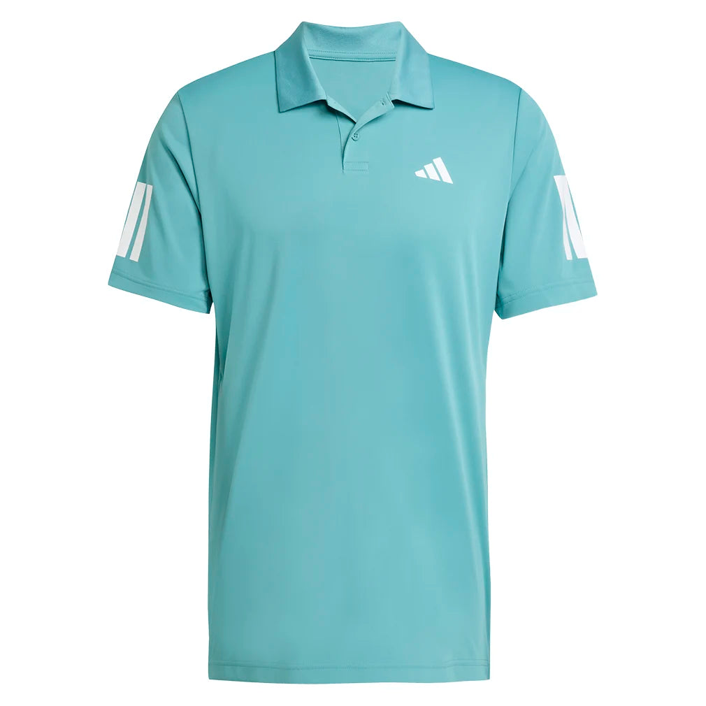 Men's Club 3 Stripes Tennis Polo Powder Teal