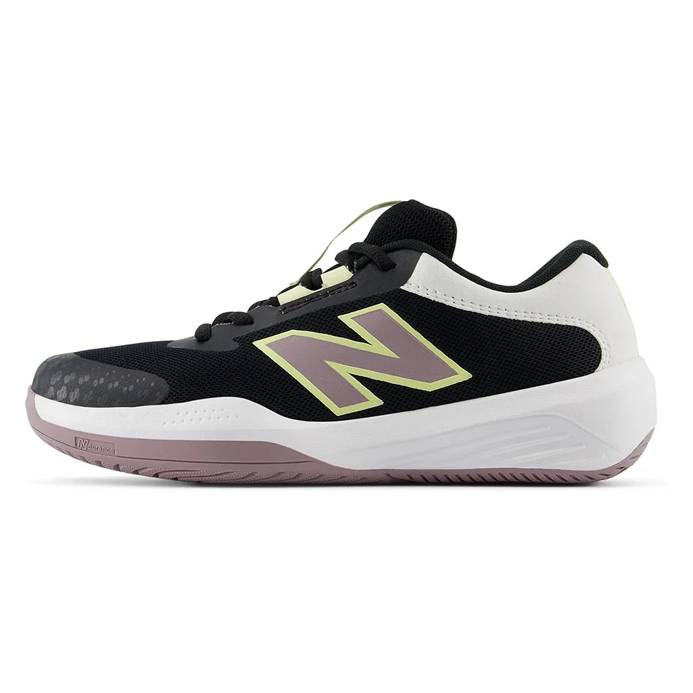 Juniors' 996v6 Tennis Shoes Black and White