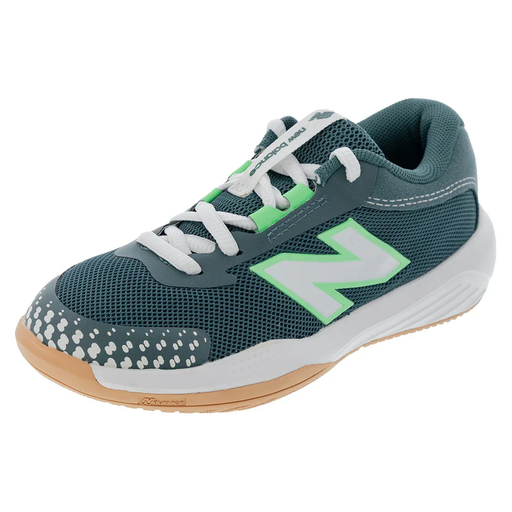 Juniors' 996v6 Tennis Shoes New Spruce and White